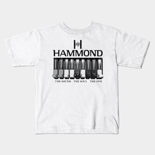 Hammond Organ logo and graphics Kids T-Shirt